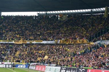 almost 10.000 BVB supporters were in Hannover