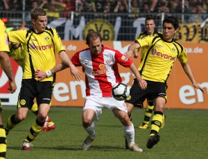 Bender und Sahin im Vorjahr am Bruchweg